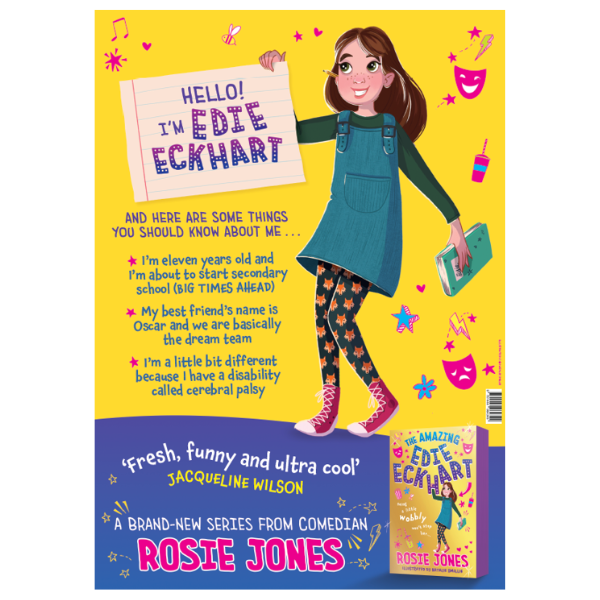 Poster design for The Amazing Edie Eckhart