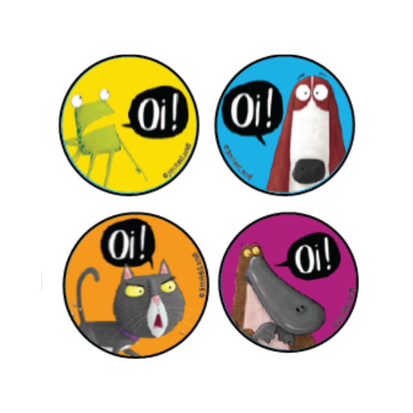 Oi Frog Anniversary Stickers