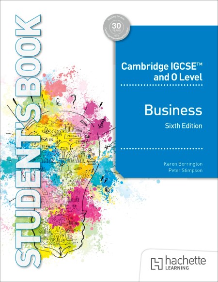 Cambridge IGCSE and O Level Business Studies Sixth Edition Boost eBook