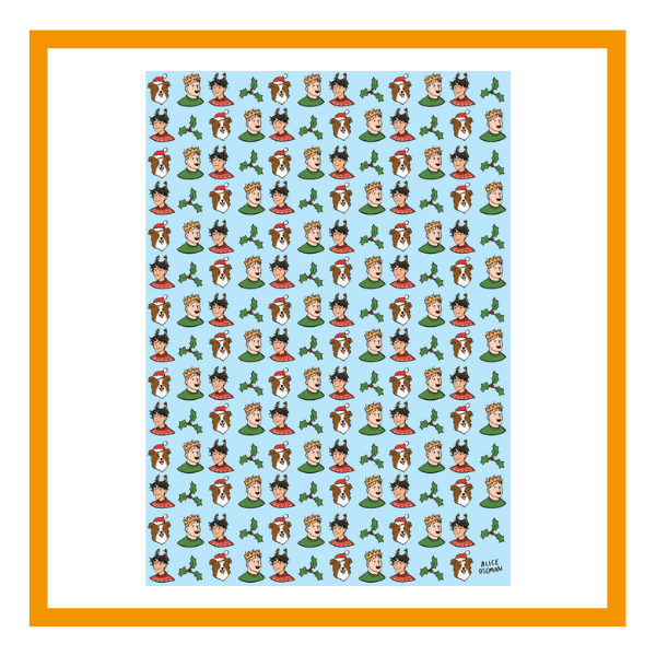 Heartstopper wrapping paper