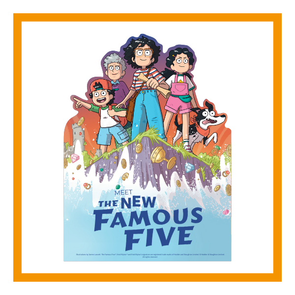 The Famous Five A3 Standee