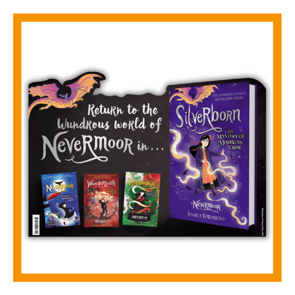 Silverborn standee (Nevermoor)