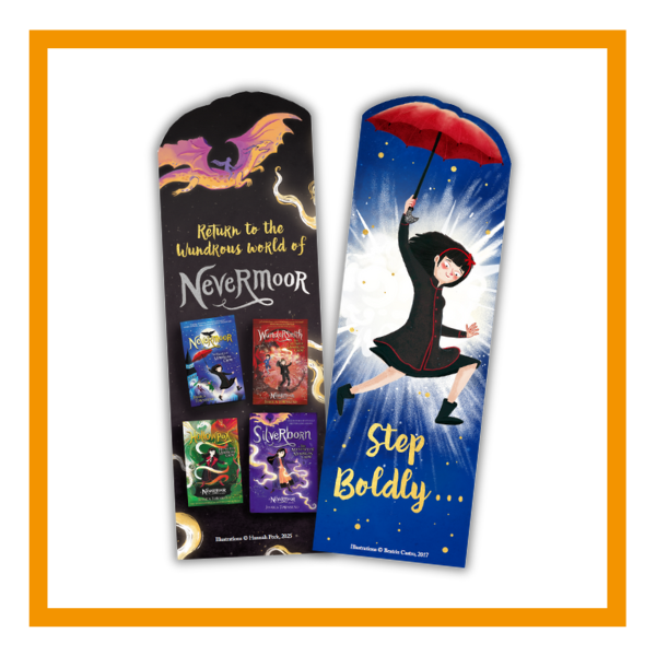 Silverborn bookmark (Nevermoor)