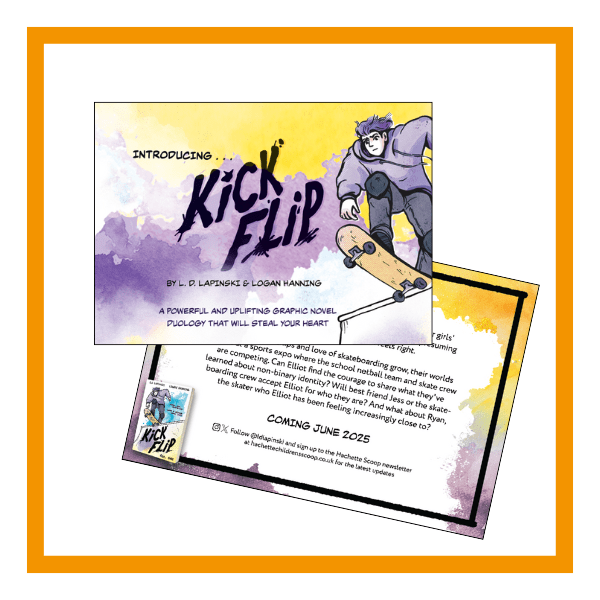 Kickflip postcard