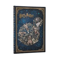 Legends of Hogwarts Journal (Harry Potter Collection) Midi Custom Lined (Elastic Band Closure)