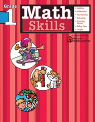 Math Skills: Grade 1 (Flash Kids Harcourt Family Learning)