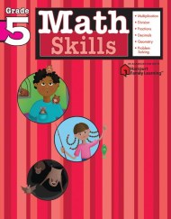 Math Skills: Grade 5 (Flash Kids Harcourt Family Learning)