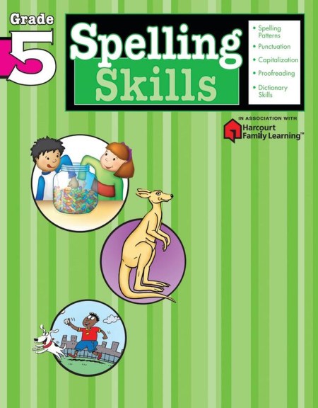 Spelling Skills: Grade 5 (Flash Kids Harcourt Family Learning)