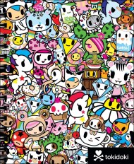 tokidoki Sketchbook with Spiral Hardcover Blank Sketch Book, 9 x 11-Inches
