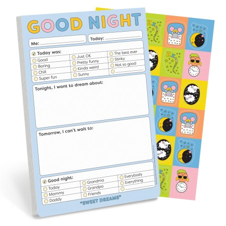 Good Night Playtime Pad with Sticker Sheet