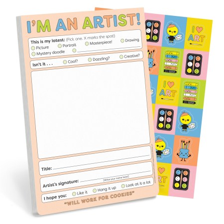 I’m an Artist! Playtime Pad with Sticker Sheet