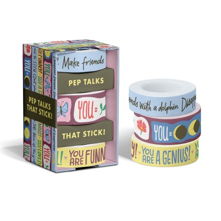 Pep Talks for You and Yours! Washi Tape Set of 3 Washi Tape Rolls