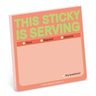 This Sticky Is Serving Sticky Notes